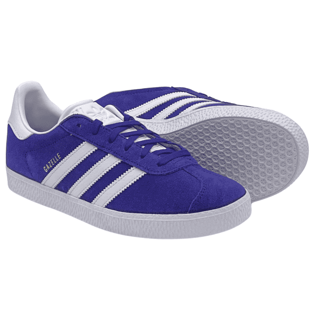 Adidas Gazelle J – Energy Ink - Cloud White - Gold Metallic (4)