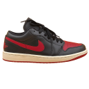 Air Jordan 1 Low WMNS “Bred Sail” - Black - Gym Red - Sail (2)