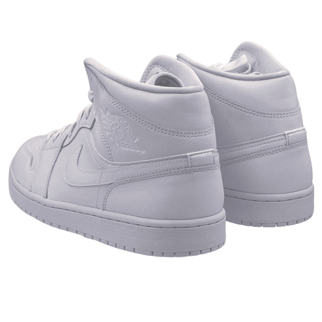 Air Jordan 1 Mid – Triple White (5) Air Jordan 1 Mid – Triple White (5)