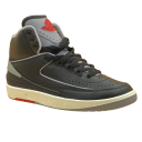 Air Jordan 2 Retro _Black Cement_ - Black _ Cemente Grey _ Fire Red _ Sail