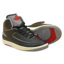 Air Jordan 2 Retro _Black Cement_ - Black _ Cemente Grey _ Fire Red _ Sail (4)