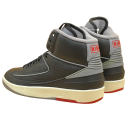 Air Jordan 2 Retro _Black Cement_ - Black _ Cemente Grey _ Fire Red _ Sail (5)