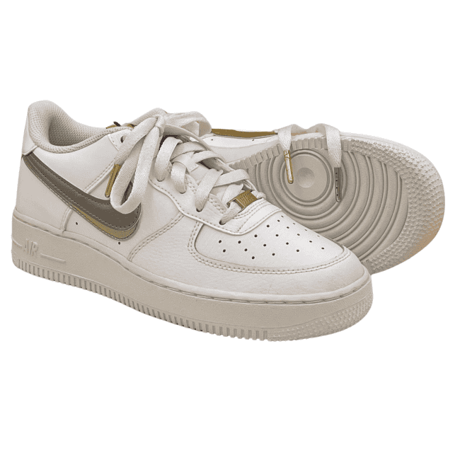 Nike Air Force 1 LV8 - Off-Noir _ Summit White _ Pink Prime _ Metallic Pewter (4)