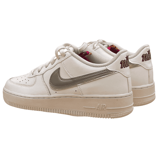 Nike Air Force 1 LV8 - Off-Noir _ Summit White _ Pink Prime _ Metallic Pewter (5)