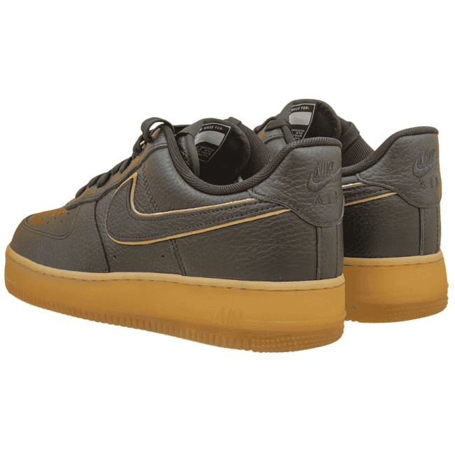 Nike Air Force 1 Low “By You” - Blac _ Gold _Gum (5) Nike Air Force 1 Low “By You” - Blac _ Gold _Gum (5)