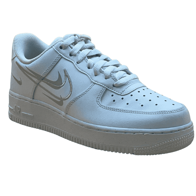 Nike Air Force 1 Low “Multi-Swoosh” White-Yellow