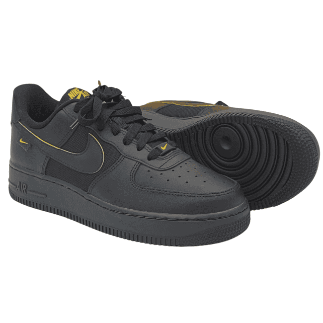 Nike Air Force 1 Low _07 Ballistic Mesh Black University Gold (4) Nike Air Force 1 Low _07 Ballistic Mesh Black University Gold (4)
