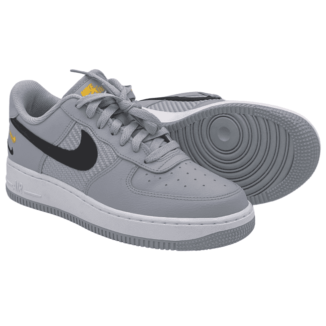 Nike Air Force 1 Low _07 Double Mini Swoosh Wolf Grey (4) Nike Air Force 1 Low _07 Double Mini Swoosh Wolf Grey (4)