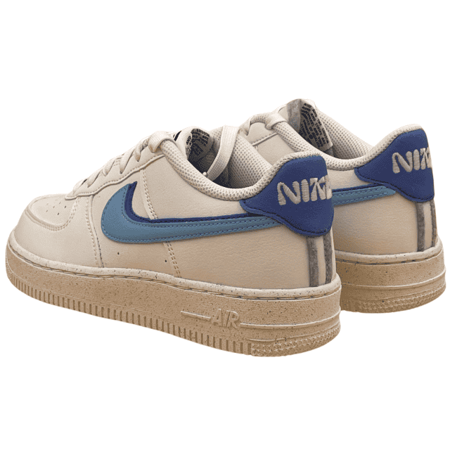 Nike Air Force 1 Low ‘82 Double Swoosh - White - Medium Blue (4)