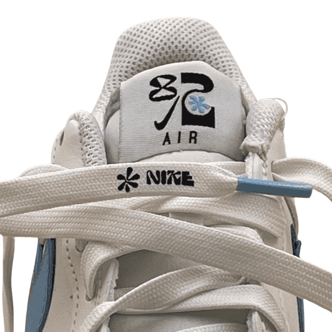 Nike Air Force 1 Low ‘82 Double Swoosh - White - Medium Blue (8)
