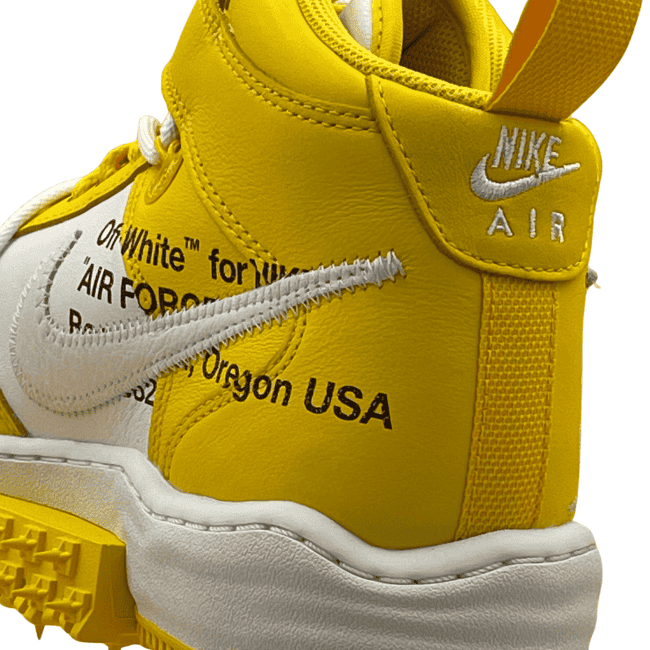 Nike Air Force 1 Mid SP x Off-White - Varsity Maize _ White (10)