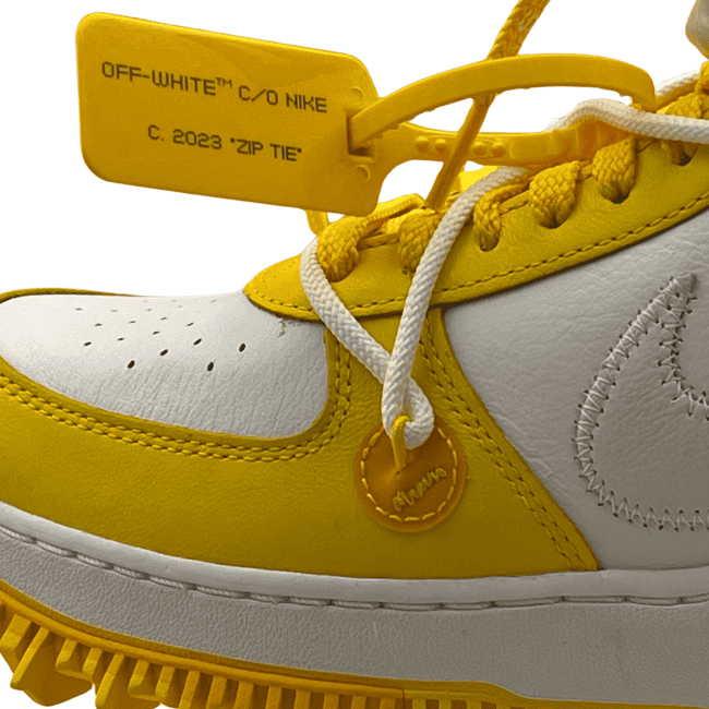 Nike Air Force 1 Mid SP x Off-White - Varsity Maize _ White (9)