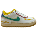 Nike Air Force 1 Shadow “Multi-Color” - White _ Neptune Green _ Yellow Ochre (2)