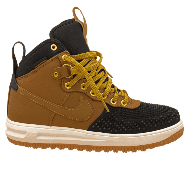 Nike Lunar Force 1 Duckboot - Ale Brown _ Black _ Goldtone (2)