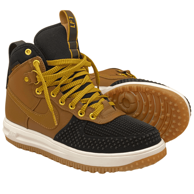 Nike Lunar Force 1 Duckboot - Ale Brown _ Black _ Goldtone (4)