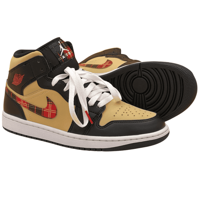 WMNS Air Jordan 1 Mid SE _Tartan Swoosh (4)