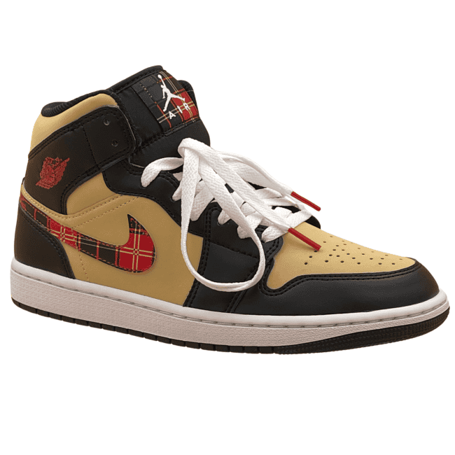 WMNS Air Jordan 1 Mid SE _Tartan Swoosh