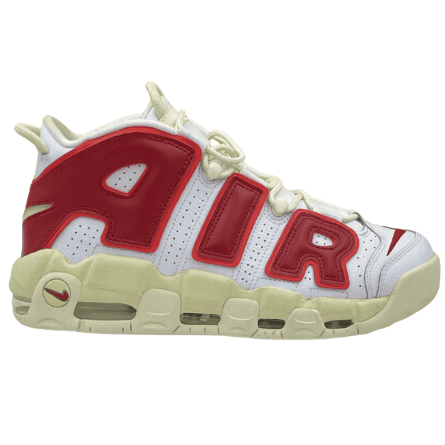 WMNS Nike Air More Uptempo – White - Gym Red - Alabaster - Light Crimson (2)
