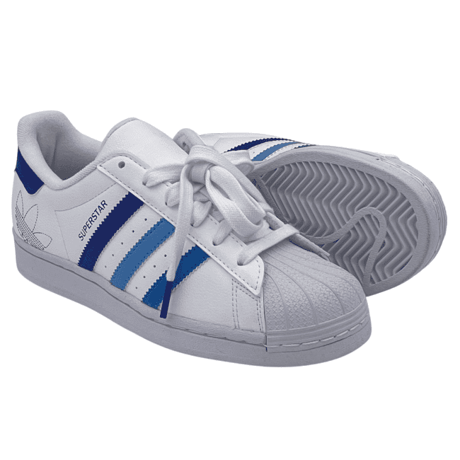 adidas Superstar – Classic White Blue Stripes (IF3571) (4)