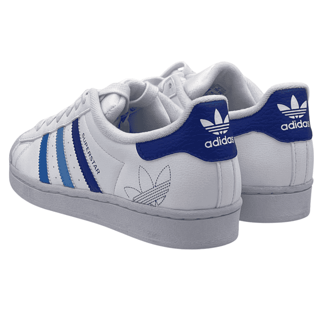 adidas Superstar – Classic White Blue Stripes (IF3571) (5)