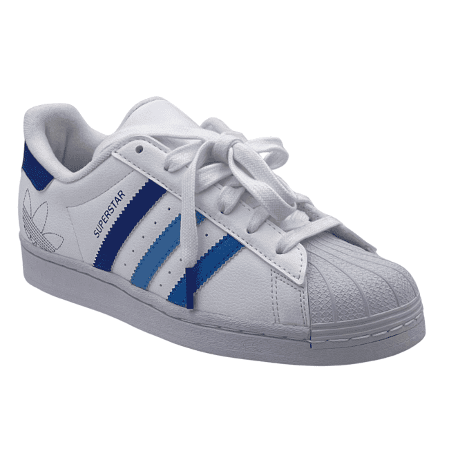 adidas Superstar – Classic White Blue Stripes (IF3571)
