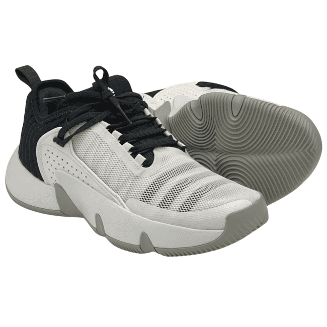 adidas Trae Unlimited J – Cloud White - Carbon - Metal Grey (4)