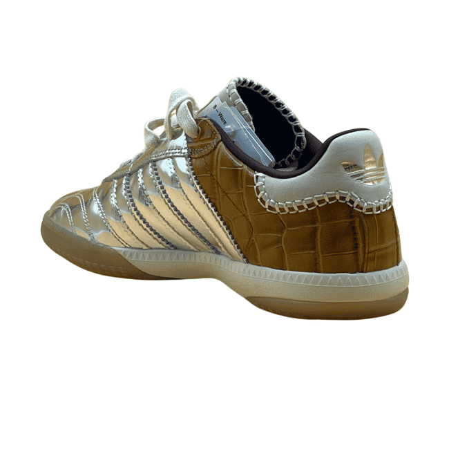 adidas x Wales Bonner Samba Millennium 'Silver Metallic Yellow Croc' (1)