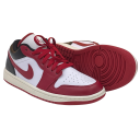 air jordan 1 low white gym red black sail (4)