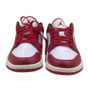 air jordan 1 low white gym red black sail (7)