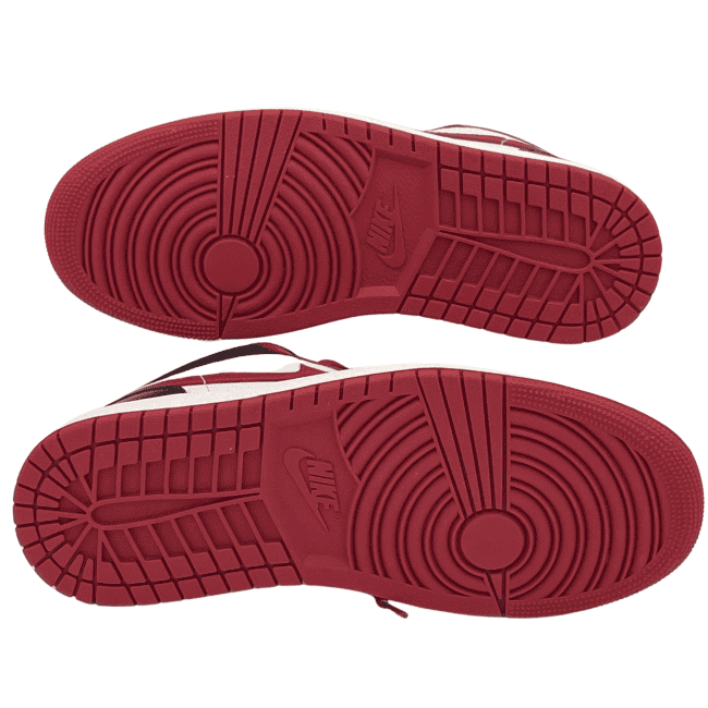 air jordan 1 low white gym red black sail (8)