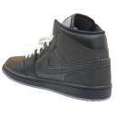 Air Jordan 1 Mid SE – Black - Silver Metallic - University Red (3)