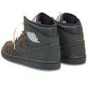 Air Jordan 1 Mid SE – Black - Silver Metallic - University Red (5)