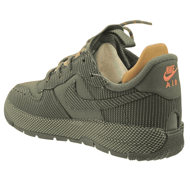 Nike Air Force 1 Wild – Olive Green - Orange (2)