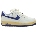 Nike Air Force 1 _07 – Sail - Pale Vanilla - Gold Suede - Deep Royal Blue (2)