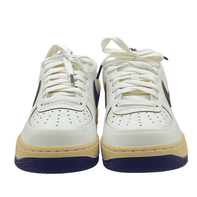 Nike Air Force 1 _07 – Sail - Pale Vanilla - Gold Suede - Deep Royal Blue (7) Nike Air Force 1 _07 – Sail - Pale Vanilla - Gold Suede - Deep Royal Blue (7)