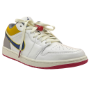 Nike Air Jordan 1 Low PRM – Sail - Cashmere - College Grey - Brave Blue