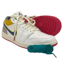 Nike Air Jordan 1 Low PRM – Sail - Cashmere - College Grey - Brave Blue (4)