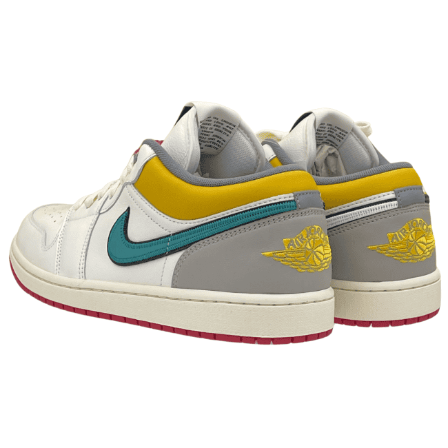 Nike Air Jordan 1 Low PRM – Sail - Cashmere - College Grey - Brave Blue (5)