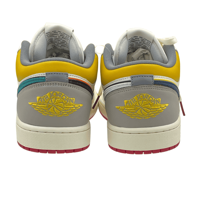 Nike Air Jordan 1 Low PRM – Sail - Cashmere - College Grey - Brave Blue (6)