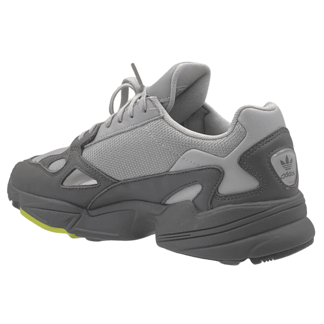 adidas Falcon – Grey Four - Grey Two - Hi-Res Yellow (3) adidas Falcon – Grey Four - Grey Two - Hi-Res Yellow (3)