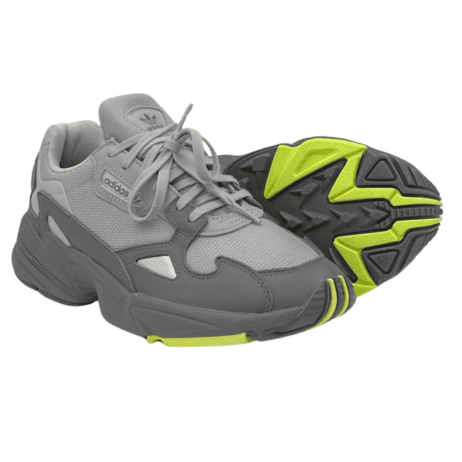adidas Falcon – Grey Four - Grey Two - Hi-Res Yellow (4) adidas Falcon – Grey Four - Grey Two - Hi-Res Yellow (4)
