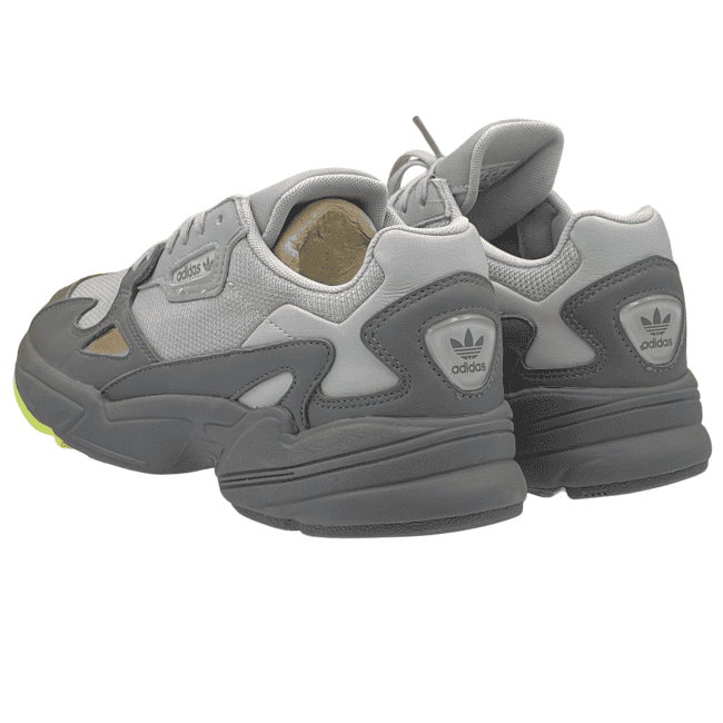 adidas Falcon – Grey Four - Grey Two - Hi-Res Yellow (5) adidas Falcon – Grey Four - Grey Two - Hi-Res Yellow (5)