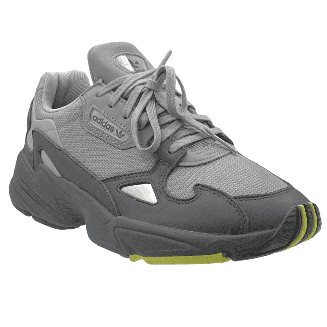 adidas Falcon – Grey Four - Grey Two - Hi-Res Yellow adidas Falcon – Grey Four - Grey Two - Hi-Res Yellow