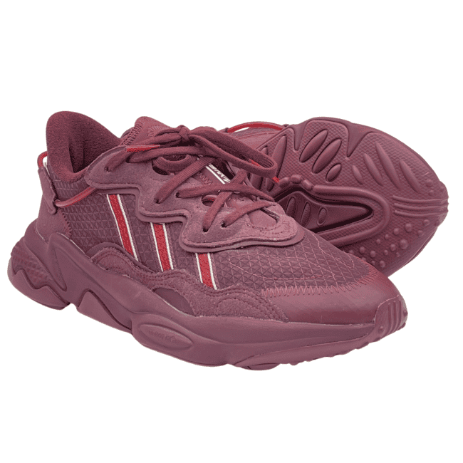 adidas Ozweego – Cloud White - Ultimate Burgundy - Carbon (4) adidas Ozweego – Cloud White - Ultimate Burgundy - Carbon (4)