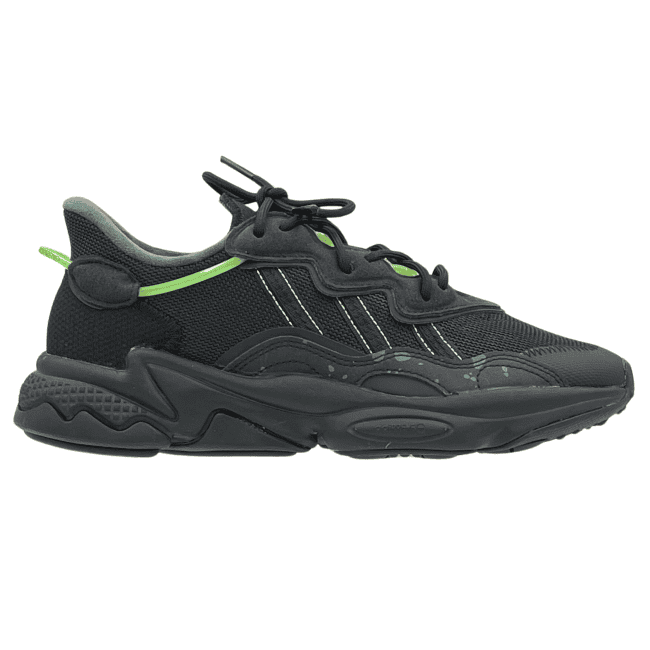 adidas Ozweego – Core Black - Solar Green - Grey Six (2)