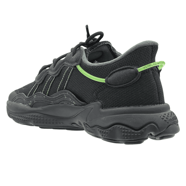 adidas Ozweego – Core Black - Solar Green - Grey Six (3)