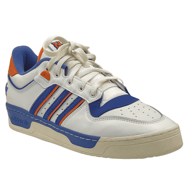 adidas Rivalry Low 86 – White Tint - Royal Blue - Orange