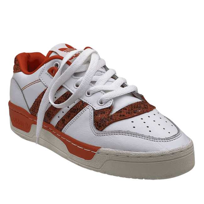 adidas Rivalry Low – Cloud White - Bold Orange - Chalk White adidas Rivalry Low – Cloud White - Bold Orange - Chalk White
