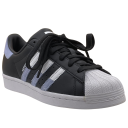 adidas Superstar J – Core Black - Cloud White - Light Purple