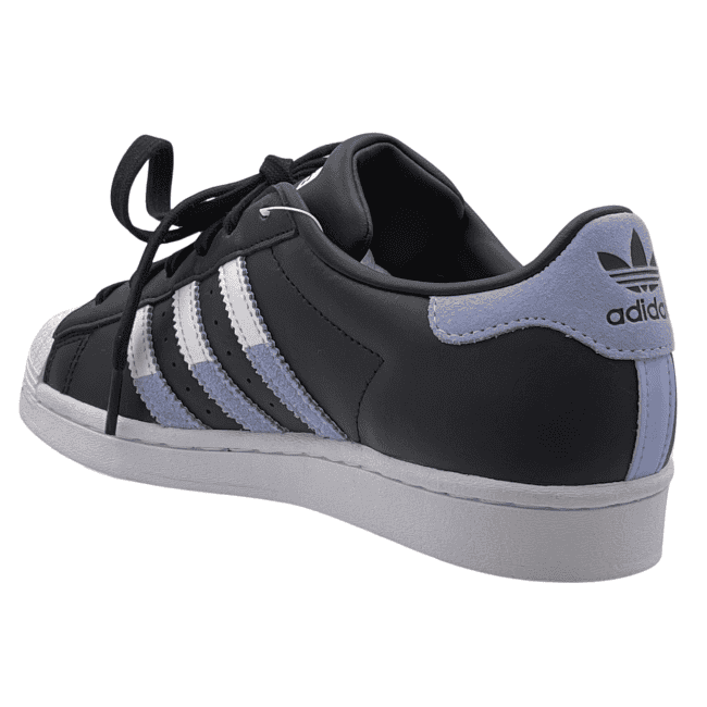 adidas Superstar J – Core Black - Cloud White - Light Purple (3) adidas Superstar J – Core Black - Cloud White - Light Purple (3)